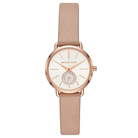 michael kors mk2752|Petite Portia Leather Watch .